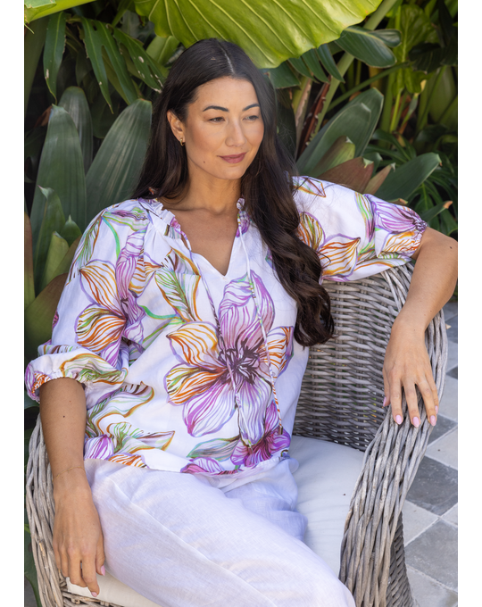 JUMP FLORALINE TOP