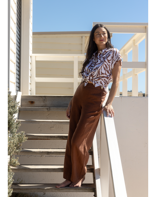 JUMP ZEBRA MONO SHIRT
