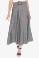 JUMP BELTED PANEL SKIRT