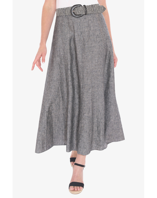 JUMP BELTED PANEL SKIRT