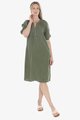JUMP BUTTON NECK DRESS