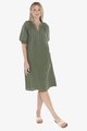 JUMP BUTTON NECK DRESS
