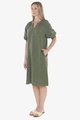 JUMP BUTTON NECK DRESS