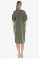 JUMP BUTTON NECK DRESS