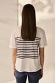 LANIA PEARL STRIPE TOP