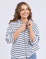 ELM BEACHY STRIPE HOODIE 