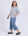 ELM BEACHY STRIPE HOODIE 