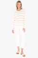 JUMP STRIPE SLUB PULLOVER