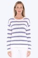 JUMP STRIPE SLUB PULLOVER