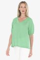 JUMP GATHER VNECK TOP