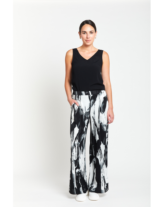 OBI CITYSCAPE PLEAT PALAZZO