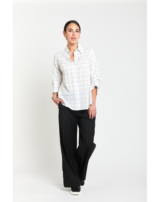 OBI BROADWAY PLEAT SHIRT
