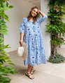 ELM DOLCE TILE MIDI DRESS