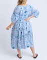 ELM DOLCE TILE MIDI DRESS