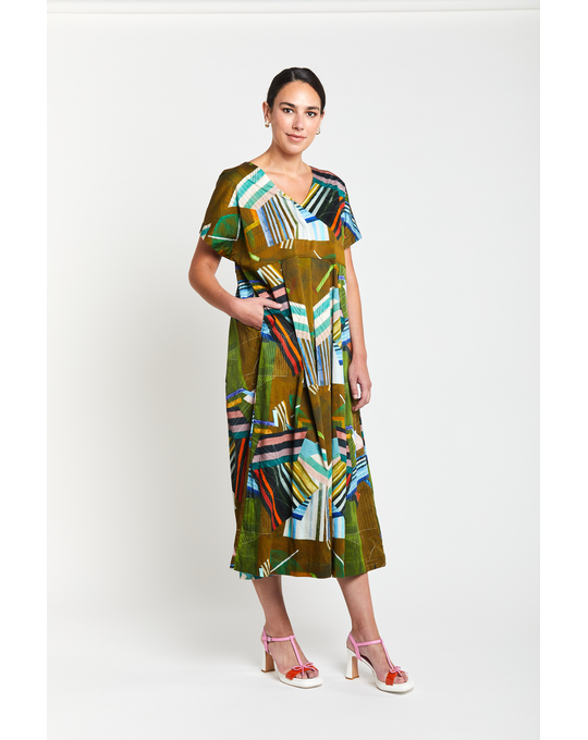 OBI PICASSO MIDI DRESS