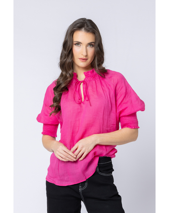 SEEKING LOLA SHORT SLEEVE ENCOURAGE TOP