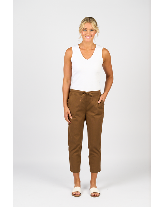 VASSALLI 7/8 LENGTH ELASTIC PANT