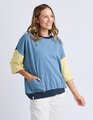 ELM MAZIE COLOUR BLOCK SWEAT