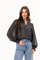 SEEKING LOLA LONG SLEEVE MOVEMENT BLOUSE