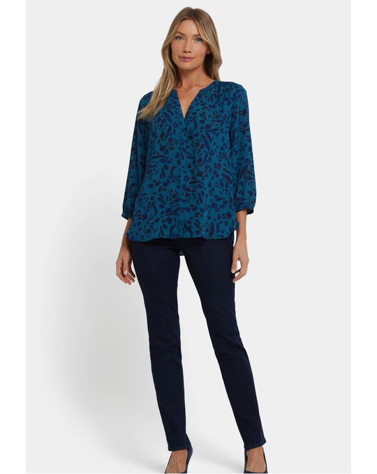 NYDJ PINTUCK BLOUSE