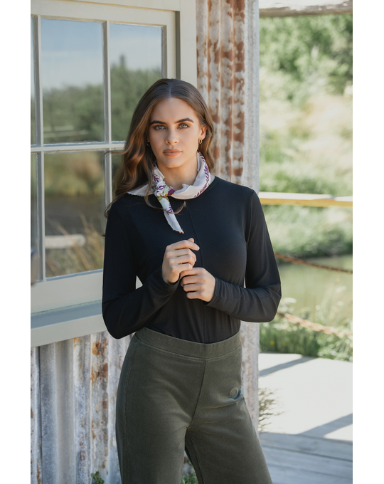 VASSALLI LOFT PULL ON WIDE LEG PANT