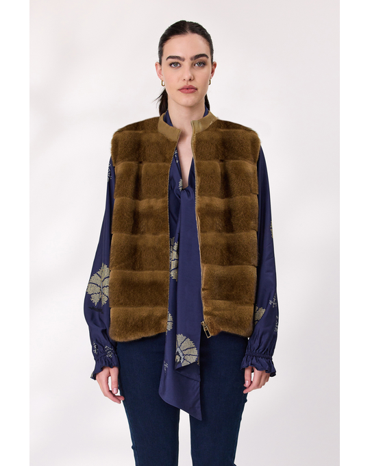 DESIGN NATION DESIRE FUR VEST