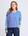 ELM TAFFY STRIPE L/S TEE