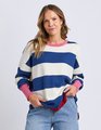 ELM ELVIE BLOCK STRIPE KNIT