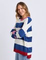 ELM ELVIE BLOCK STRIPE KNIT