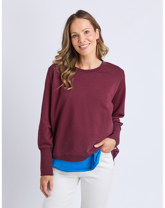 ELM DIVINE FLEECE CREW