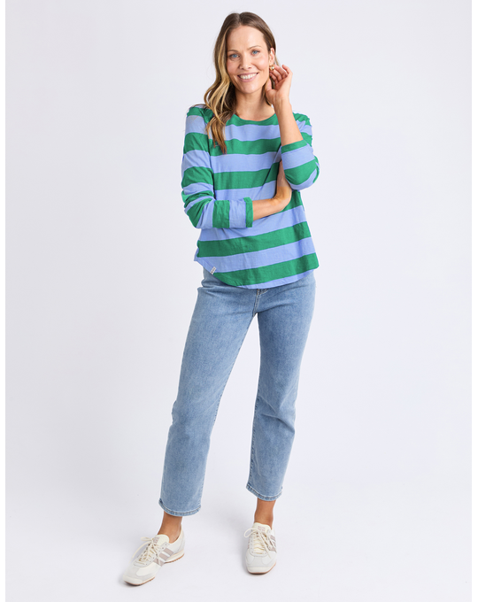 ELM SPRITZ STRIPE L/S TEE