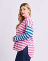 ELM ROUGE STRIPE LS TEE