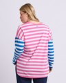 ELM ROUGE STRIPE LS TEE