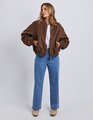 FOXWOOD EVIE SUEDE BOMBER