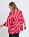 ELM VALENTINA STRIPE SWEAT