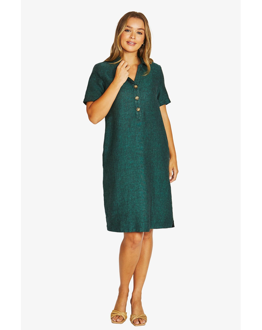 JUMP OPEN COLLAR DRESS