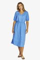JUMP GATHER V-NECK DRESS