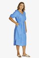 JUMP GATHER V-NECK DRESS