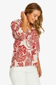 JUMP BOHEMIA RUFFLE NECK TOP