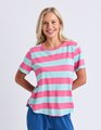 ELM SPRITZ STRIPE S/S TEE