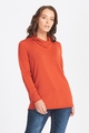 OPTIMUM RELAXED FIT WRAP NECK JUMPER