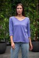 COUNTRY LAINE 3/4 SLEEVE REVERSIBLE SWEATER