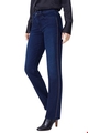 NYDJ MARILYN STRAIGHT JEANS WITH BALL SIDE SEAM TAPE