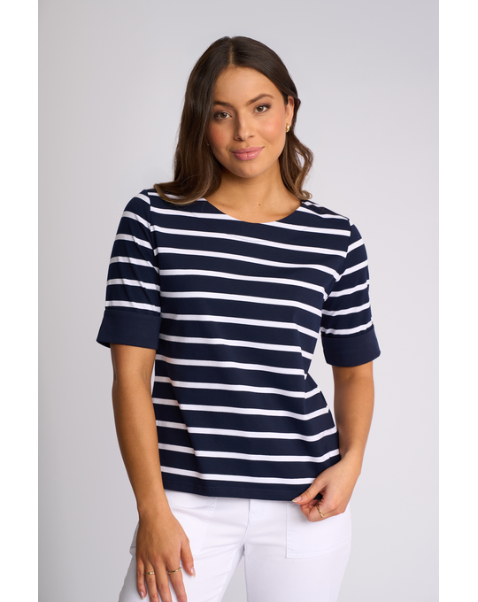 VASSALLI HUDSON STRIPE TOP