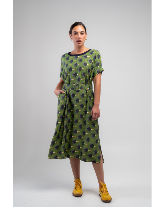 OBI TOUCAN RELAXED SHIFT DRESS