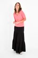 ROYAL MERINO SUMMER SHORT SLEEVE V NECK TOP