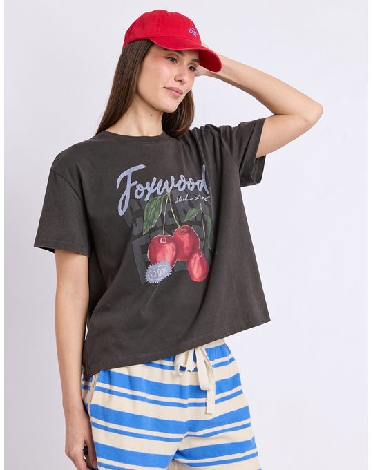 FOXWOOD CHERRY TEE