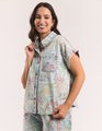 ELM JADE PRINTED DENIM SHIRT