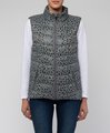 JUMP ABSTRACT PRINT PUFFER VEST