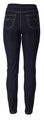 VASSALLI FULL LENGTH SKINNY PULL ON JEAN WITH CONTRAST STITCH